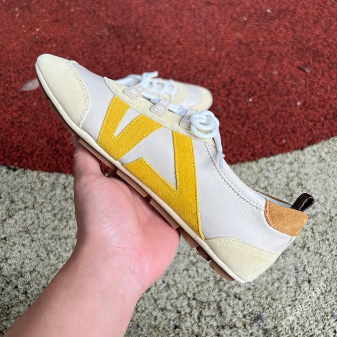 LV Sneakerina Trainer Ballet Shoes Beige