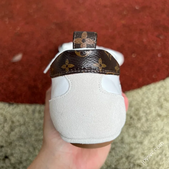 LV Sneakerina Trainer Ballet Shoes White Brown