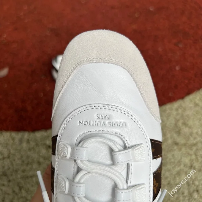 LV Sneakerina Trainer Ballet Shoes White Brown