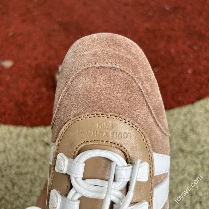 LV Sneakerina Trainer Ballet Shoes Beige Brown