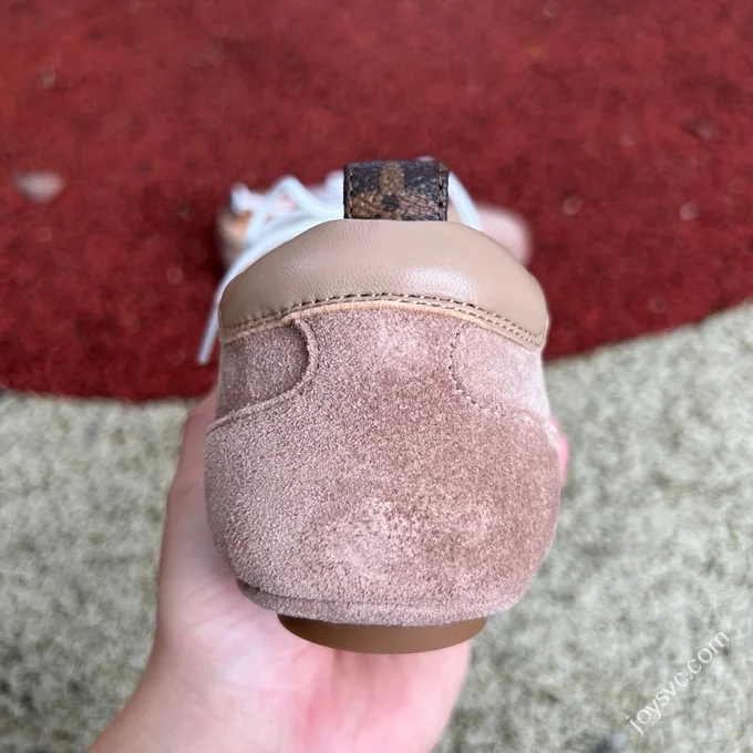 LV Sneakerina Trainer Ballet Shoes Beige Brown