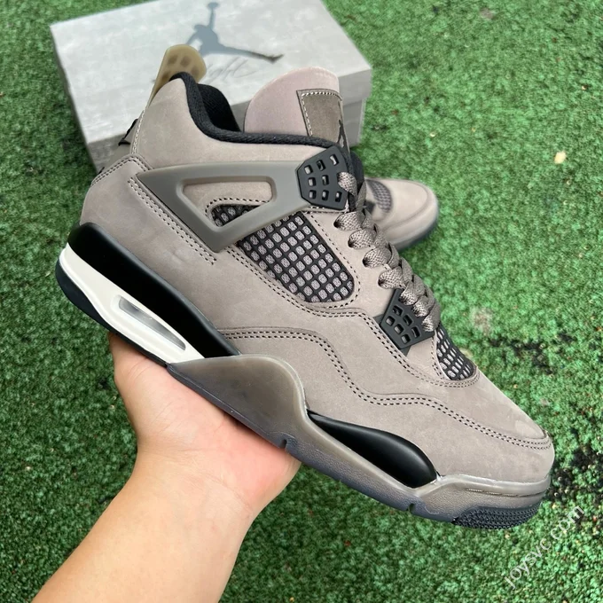 T1 Pure Original AJ4 Cave Stone Grey Black Sneakers FV5029-200