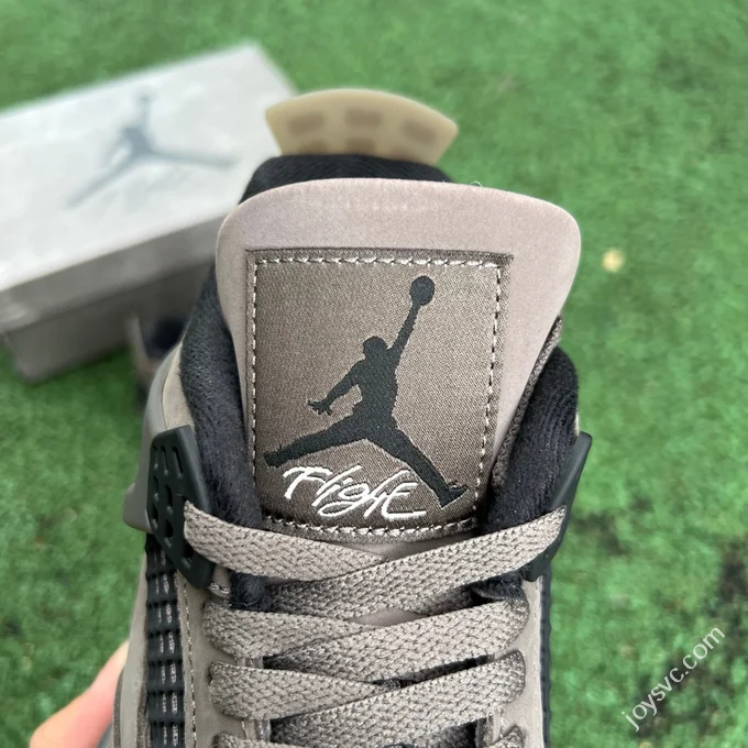 T1 Pure Original AJ4 Cave Stone Grey Black Sneakers FV5029-200
