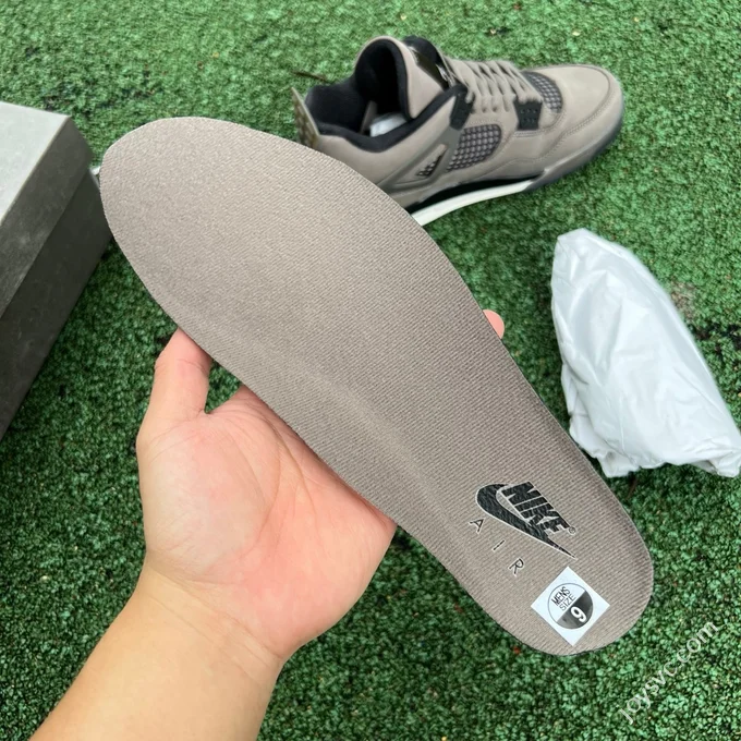 T1 Pure Original AJ4 Cave Stone Grey Black Sneakers FV5029-200