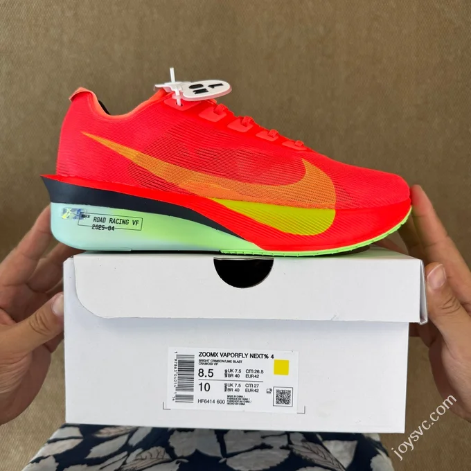 Nike Zoom Vaporfly Next 4% Carbon Plate Racing Shoes Red HF6414-600