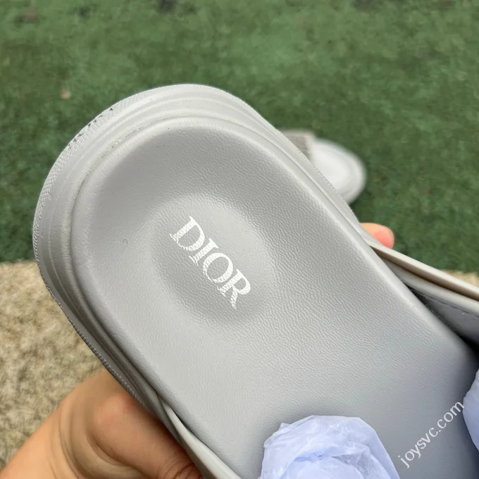 DIOR H-Town Rubber Oblique Print Grey