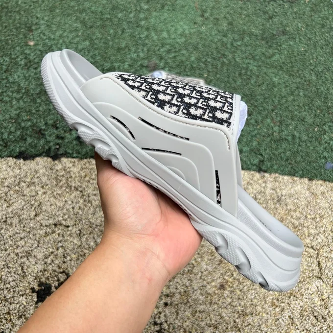 DIOR H-Town Rubber Oblique Print Grey