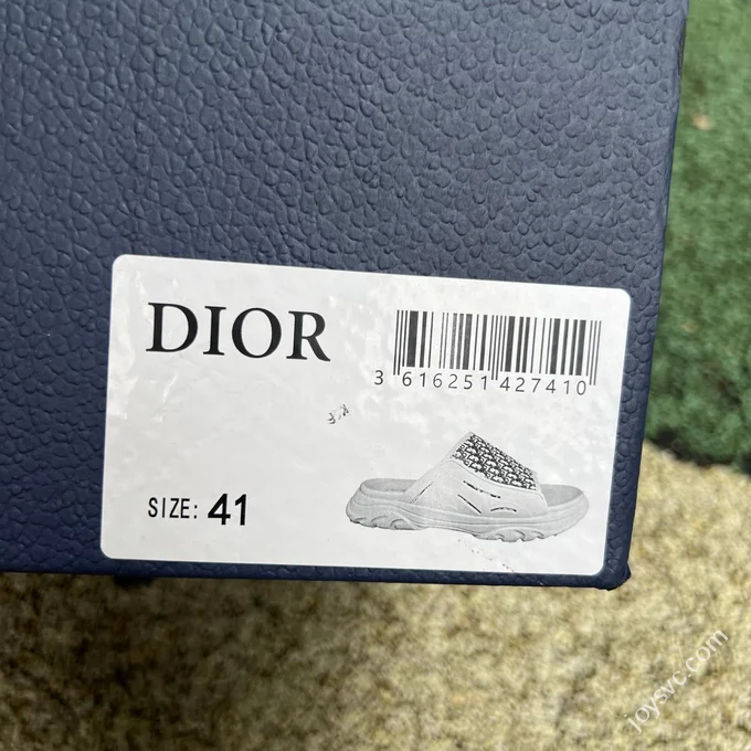 DIOR H-Town Rubber Oblique Print Grey