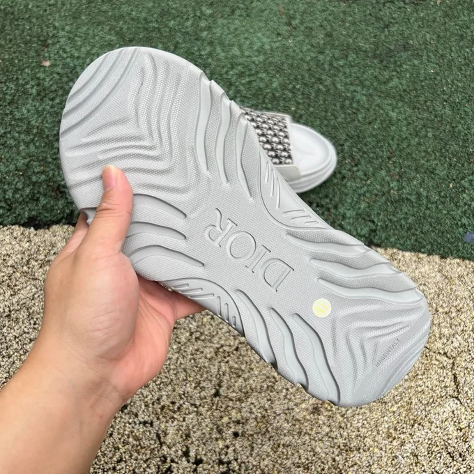 DIOR H-Town Rubber Oblique Print Grey