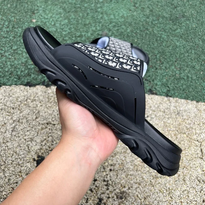 DIOR H-Town Rubber Oblique Print Black