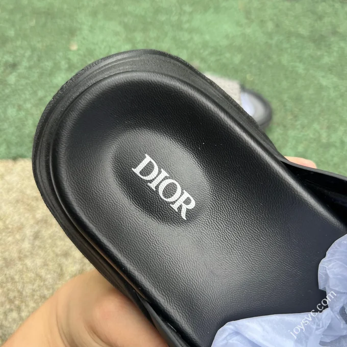 DIOR H-Town Rubber Oblique Print Black