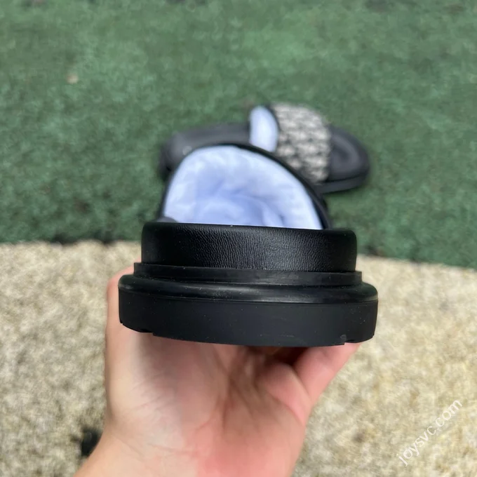 DIOR Aqua Anti-Slip Slides Black