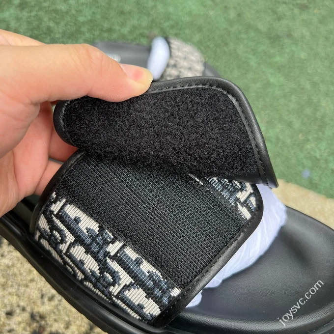 DIOR Aqua Anti-Slip Slides Black