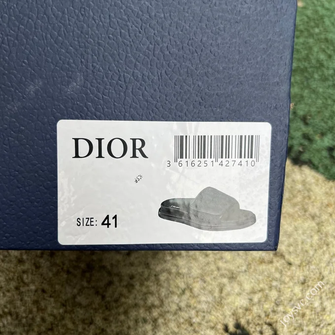 DIOR Aqua Anti-Slip Slides Black