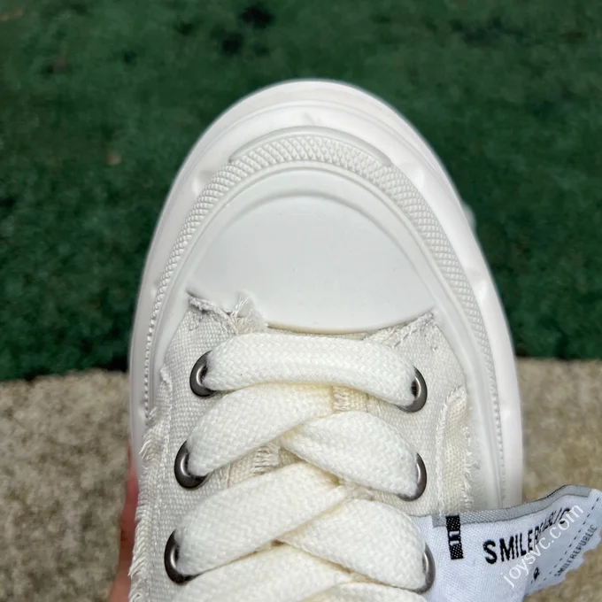 SMILEREPUBLIC Dad Shoes Beige White