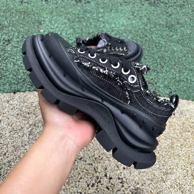 SMILEREPUBLIC Dad Shoes Black
