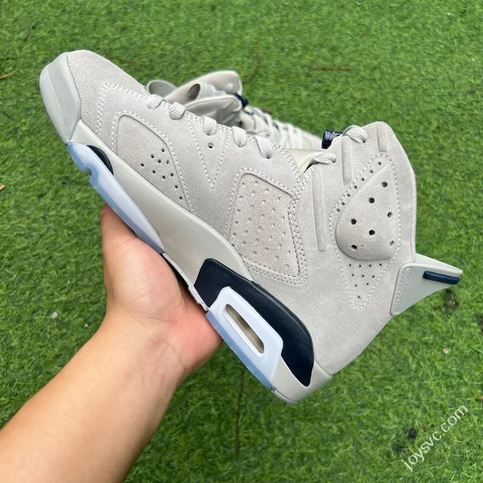 AJ6 Georgetown Grey Blue Basketball Shoes CT8529-012