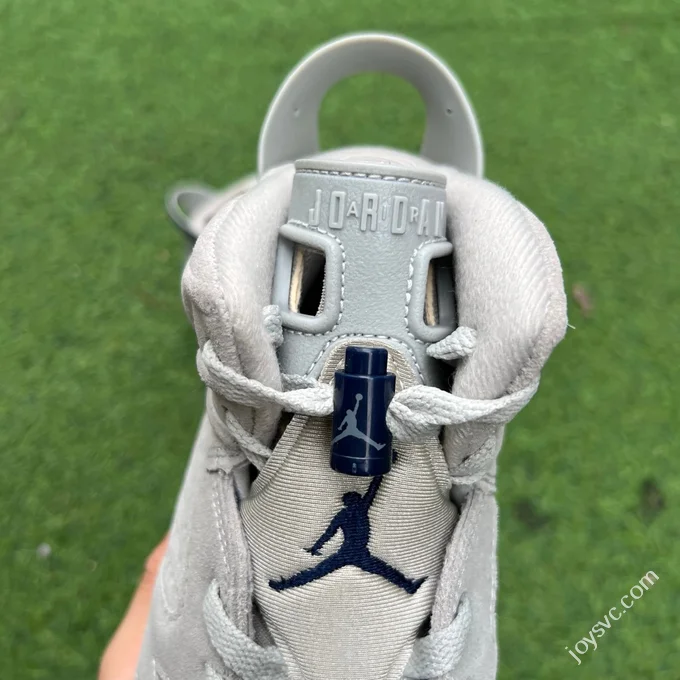 AJ6 Georgetown Grey Blue Basketball Shoes CT8529-012