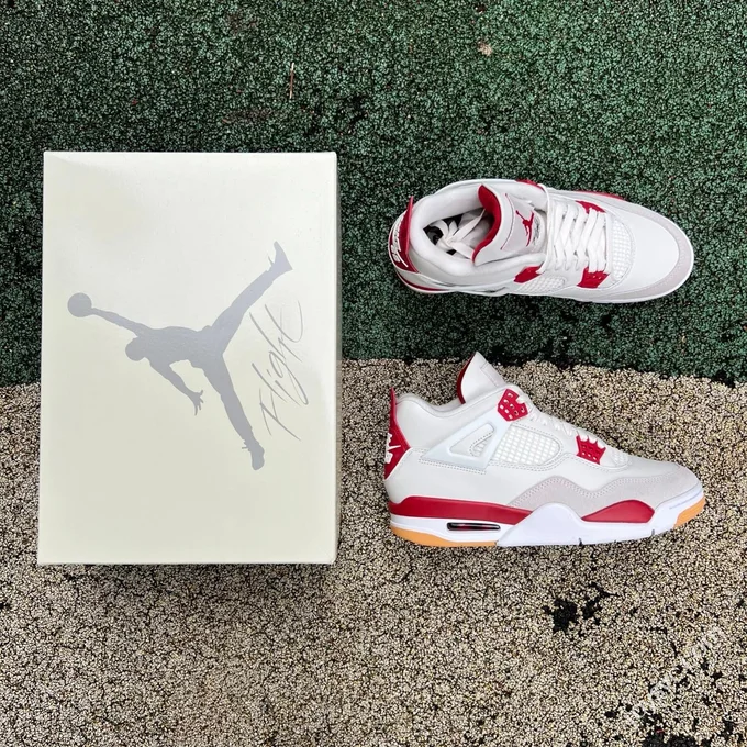 LJR Version Nike SB x Air Jordan 4 Varsity Red DR5415-106
