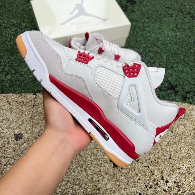 LJR Version Nike SB x Air Jordan 4 Varsity Red DR5415-106
