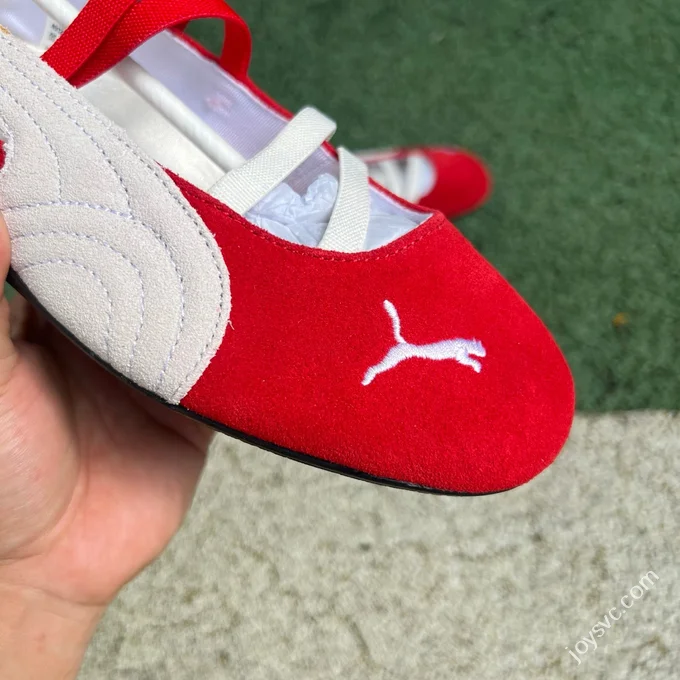 PUMA Speedcat Ballet Shoes White Red