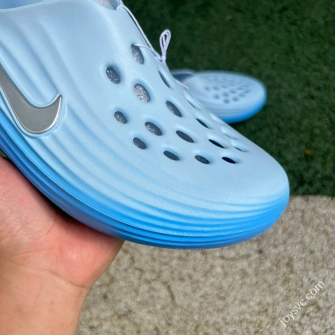 S2 Pure Original Nike ReactX Rejuven8 Blue Clogs HV5060-402