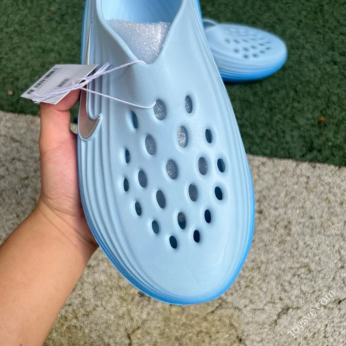 S2 Pure Original Nike ReactX Rejuven8 Blue Clogs HV5060-402
