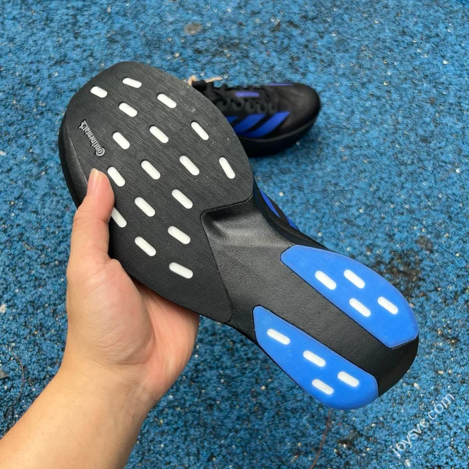 Pure Original Adidas Adizero Evo SL Running Shoes Black Blue JR3414