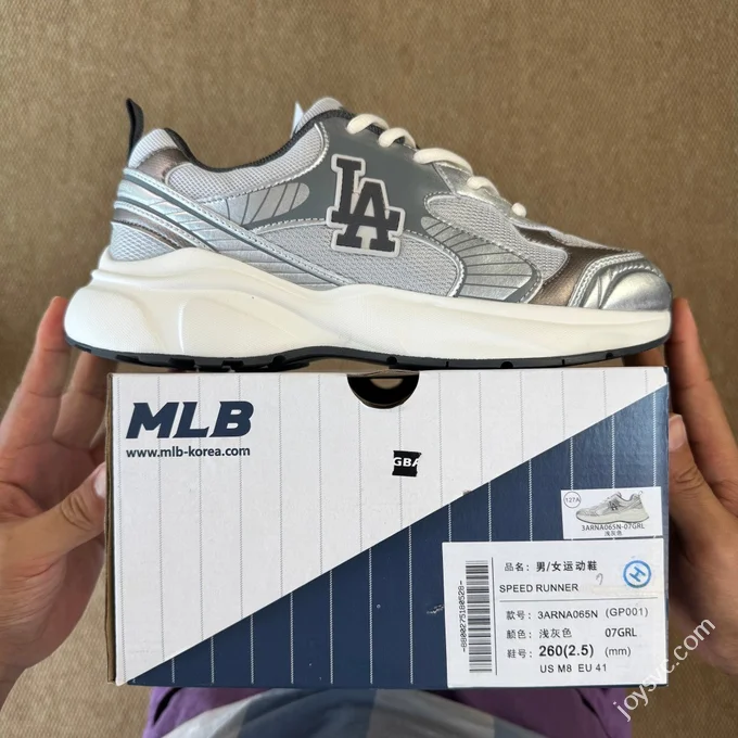 MLB Chunky Jogger Dad Shoes Light Grey 3ARNA065N (GP001)