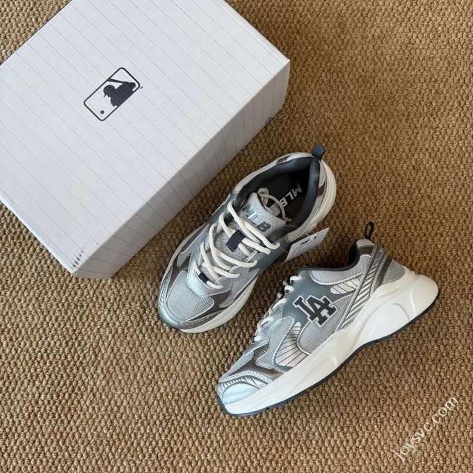 MLB Chunky Jogger Dad Shoes Light Grey 3ARNA065N (GP001)