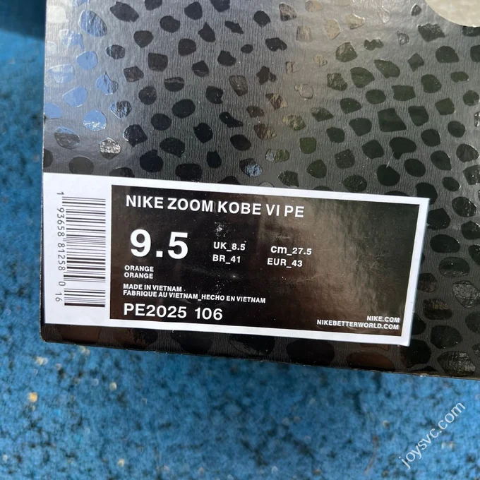 GX Pure Original Kobe 6 Pink Orange PE2025-106