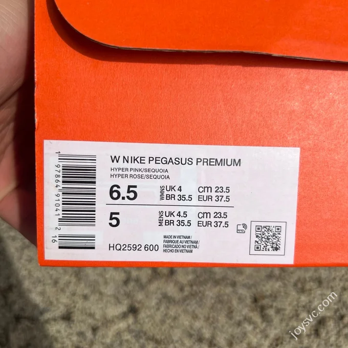 Nike Pegasus Premium Air Cushion Pink Barefoot Running Shoes HQ2592-600