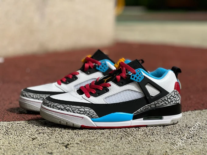 Jordan Spizike OG White Black Blue Red Elephant Print IM7425-004