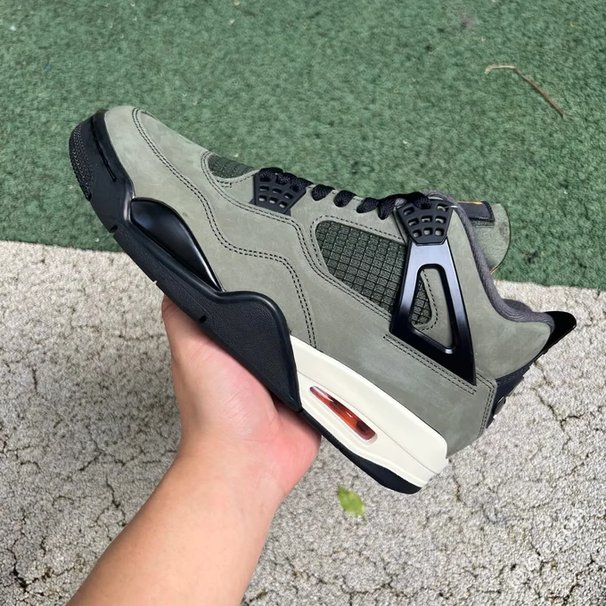 LJR Version AJ4 UNDEFEATED Military Green Backpack IB1519-200