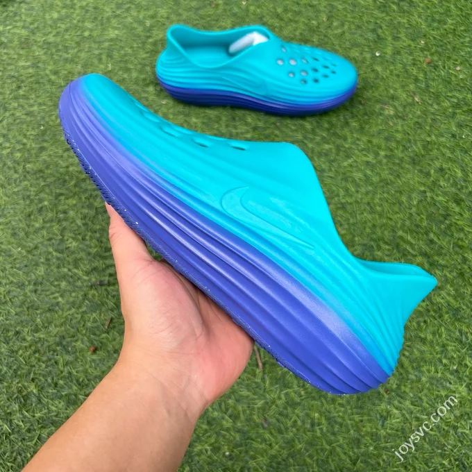 LW Pure Original Nike ReactX Rejuven8 Blue Purple Clogs HV5060-301