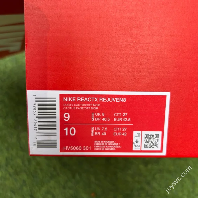 LW Pure Original Nike ReactX Rejuven8 Blue Purple Clogs HV5060-301