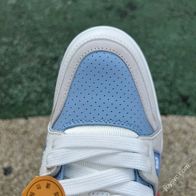 Pure Original LOUIS VUITTON Trainer White Blue Silver