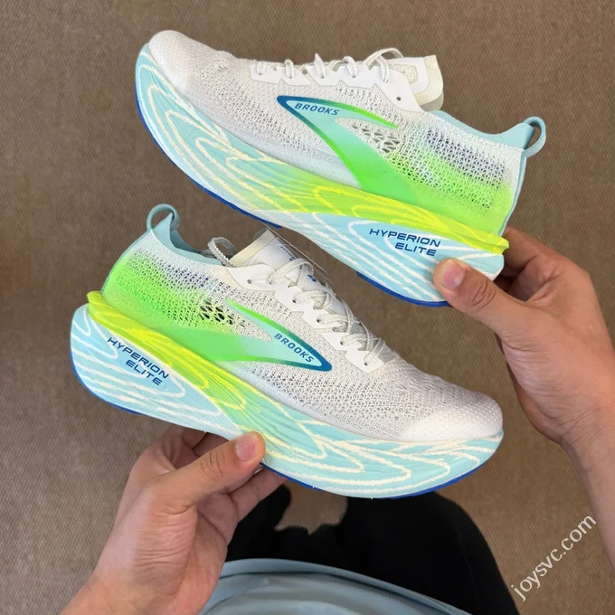 Brooks Hyperion Elite 4 Tornado White Green 100053-1D-134