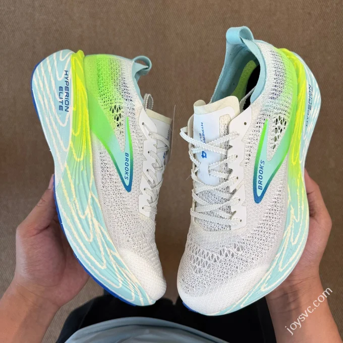 Brooks Hyperion Elite 4 Tornado White Green 100053-1D-134