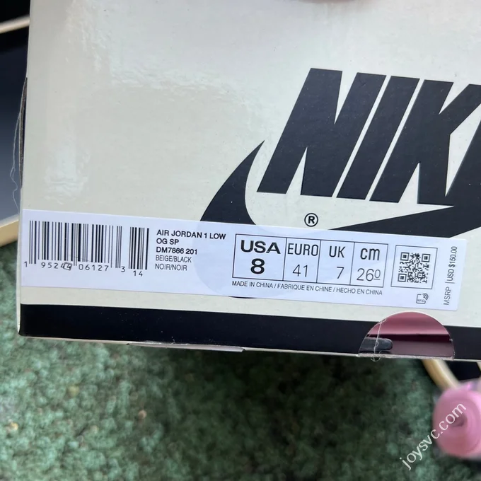AJ1 Travis Scott Low Top Black Brown DM7866-201
