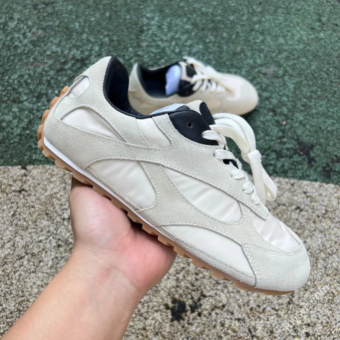 Bottega Veneta Orbit Lace-up Runner Lightweight Tech Mesh