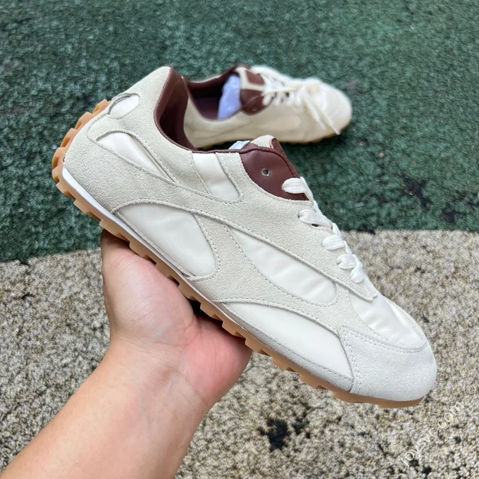 Bottega Veneta Orbit Lace-up Runner Lightweight Tech Mesh