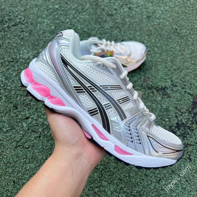 President Pure Original Asics Gel-Kayano 14 Silver White Pink 1203A537-103