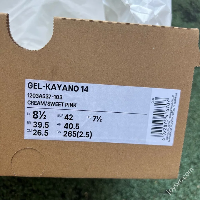 President Pure Original Asics Gel-Kayano 14 Silver White Pink 1203A537-103