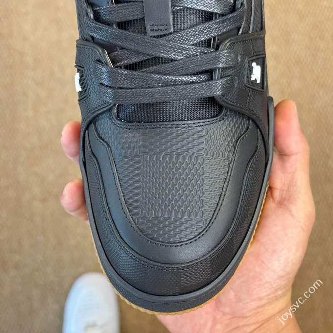 LV Trainer Black Gum Sole LOUIS VUITTON