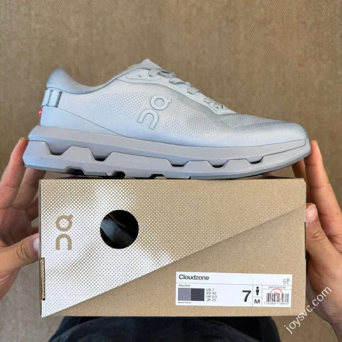 On Cloudzone Running Shoes Grey CloudTec Technology
