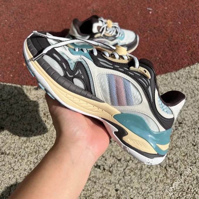 GUCCI Round Toe Drawstring 2.0 Grey Brown Blue