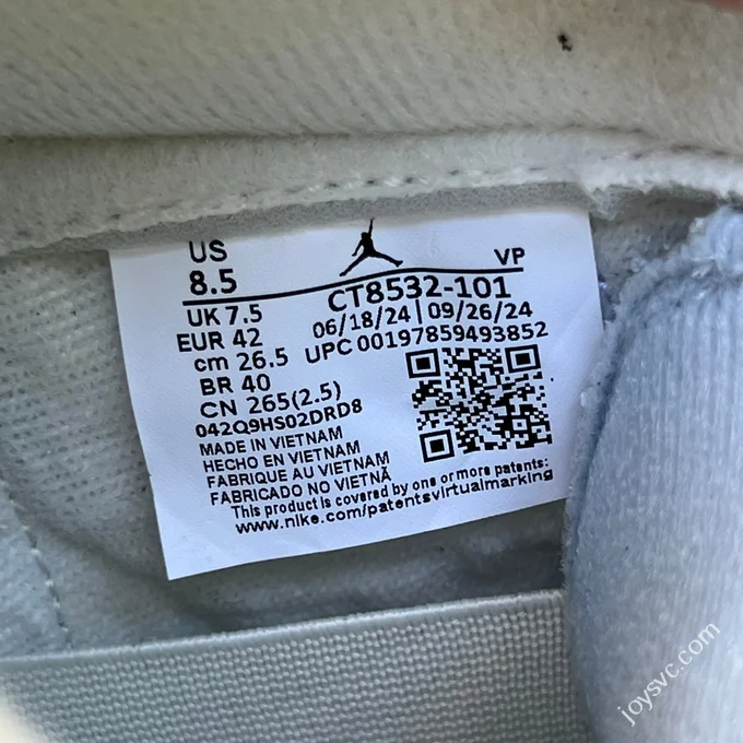LJR Version AJ3 White Grey Blue 