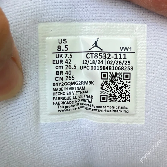 LJR Version AJ3 White Cat 