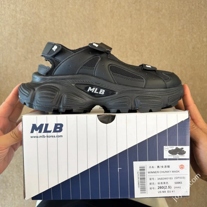 MLB Streamline Sandals Black 3ASDW0153 (GP003)